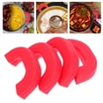 thumbnail image 4 of AMLESO 4 Pieces Silicone Assist Handle Holder Hot Pot Handle Kitchen Gadgets Potholders Red, 4 of 8