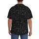 thumbnail image 3 of Balery Chemistry Formulas 3 Camisa Casual de Manga Corta con Botones para Hombre, Texturizada, Estilo Cubano, para Playa, Verano-3X-Large, 3 of 5
