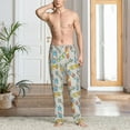 thumbnail image 5 of Uemuo Skateboard Pattern Men's Wide Leg Palazzo Lounge Pants with Pockets Light Weight Loose Comfy Casual Pajama Pants-Medium, 5 of 9