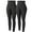 #1 Black/black, variant on Vaslanda Women's High Waist Yoga Pants with Pockets Tummy Control Booty Leggings