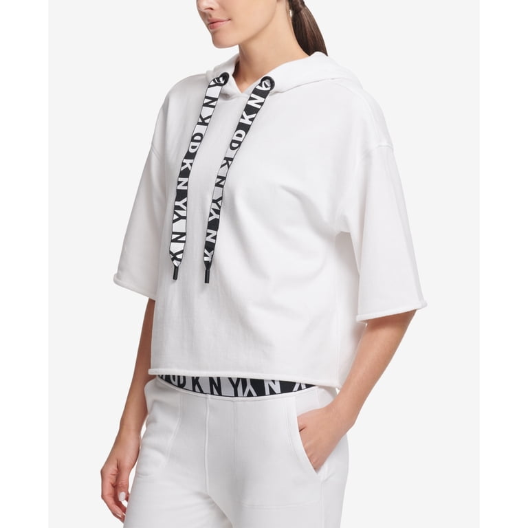 dkny sport cropped hoodie