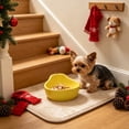 thumbnail image 5 of Ceramic Pet Dog Bowls,Pear Shaped 2 in 1 Pet Feeding Bowls and Water Bowl for Small Dogs,Cute Household Pet Daily Feeding Supply, 5 of 6