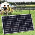 thumbnail image 3 of Solar Panel, Lightweight Portable Waterproof Widely  Aluminum Alloy Frame Small Solar Panel Module 15W 18V with Clip for Aircraft Satellites, 3 of 8