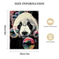 thumbnail image 2 of JEUXUS Canvas Wall Art,Bubble And Panda Print Canvas Painting for Bedroom Living Room Kitchen Bathroom Corridor Dining Room Hotel Decor Medium, 2 of 5