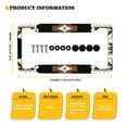 thumbnail image 7 of Renewold Southwest American Tribal Brown Black Car Frame License Plate Frames for SUV Truck Vans Sedans, Vanity Tag Frame for Men Women, 2 Pack, 7 of 7
