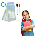 thumbnail image 1 of LEEYNEER Multiplication Flash Cards 3rd 6th Grade 17PC Times Table Math Fact Cards with Dry Erase Markers  Portable Learning Tools for Homeschool & Classroom, 1 of 9
