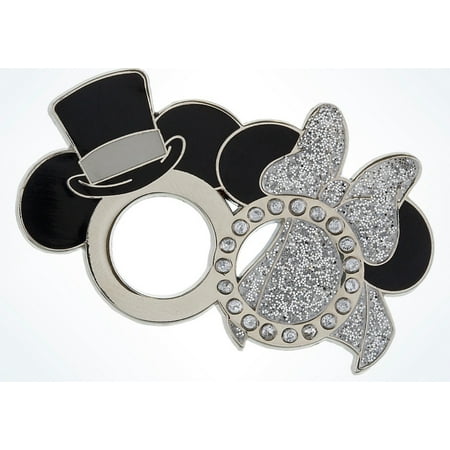 Disney Parks Mickey Minnie Wedding Rings Pin New With Disney Parks Mickey Minnie Wedding Rings Pin New With Card