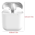 thumbnail image 2 of Audífono Inalámbrico Bluetooth Inpods 12 Manos Libres 5.0 Color Blanco, 2 of 4