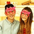 thumbnail image 4 of AJGRHE Valentine's Day Heart Shaped Novelty Glasses – Happy Valentine’s Day Eyewear Photo Booth Props Ornaments Favors Red1, 4 of 5
