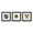 Black Framed Version, variant on Gallery Pops NHL Chicago Blackhawks - Team Wall Art Bundle (3-Pack), Unframed Version, 12" x 12"
