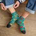 thumbnail image 3 of Fuzoiu Cute Hens And Rooster Print Adult Socks, Crew Moisture-wicking Socks, Unisex Cushion Crew Socks,Casual Sports Ankle Socks, 3 of 7