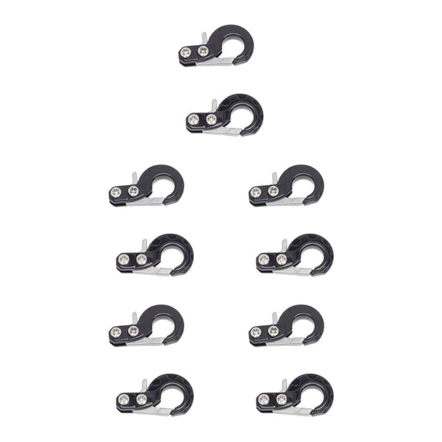 Vogacara 2 uds gancho de remolque instalación práctica 1/8 cabrestante RC suministros accesorios mejorados enganche de caída remolques grillete tirar Type2 NO2 Vogacara CBP355781