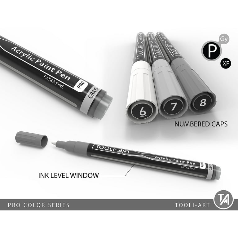 Acrylic Markers Paint Pens Premium Acrylic Paint Pens for Rock Painting Wood Met
