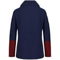 thumbnail image 4 of asdoklhq Womens Plus Size Tops Clearance,Women Casual TurtLeneck T-Shirt Patchwork Long Sleeve Tops Blouse Buttons Sweatshirt, 4 of 4