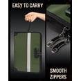 thumbnail image 4 of Fireproof Document Bag with Lock and Zipper &acirc; Water-Resistant Money Pouch with Reflective Strip, Wide Opening, Large Capacity (1.57" x 13.78" x, 4 of 8