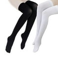 thumbnail image 3 of SPRING PARK Sexy Women Solid Color Thigh High Knee Long Socks Stretch Over The Knee Stockings Adult Elastic Leg Warmers, 3 of 6