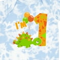 thumbnail image 4 of Inktastic Happy Dinosaur First Birthday-green Boys or Girls Baby Bodysuit, 4 of 5