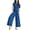 KleinBlue, variant on Women's 2 Piece Smocked Top Wide-Leg Pants Set High Waist Lounge Outfit Casual Boho Matching Set