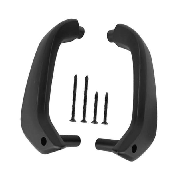 Poignée de Porte Intérieure Automobile Facile Installation Pièces de Rechange Poignée de Porte Intérieure Noir 1 Paire