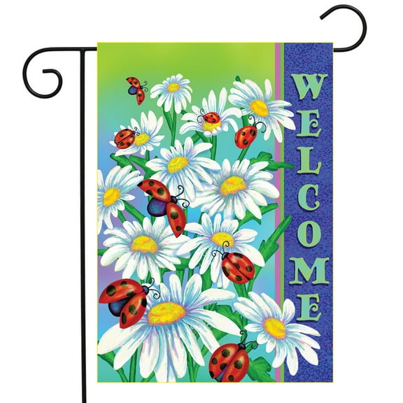 Briarwood Lane Ladybugs Spring Garden Flag