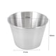 thumbnail image 2 of Paquete de 48 Tazas de Salsa de Condimento de Acero Inoxidable, Tazas de Salsa de Inmersión de Comercial, Tazas de Condimento de Ramekin Tazas de Porciones, 2 of 6