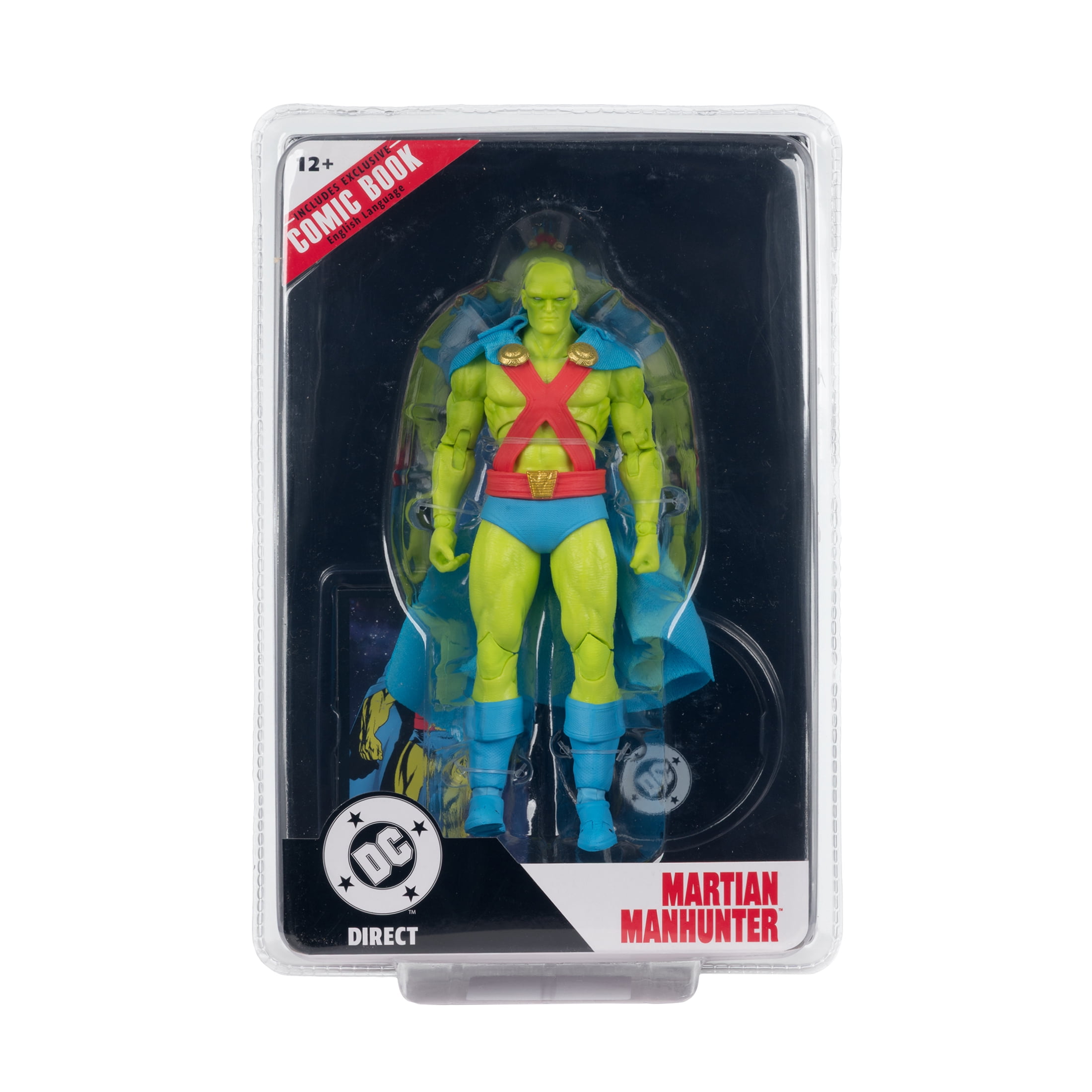 DC 7in Action Figure with Comic - Martian Manhunter - McFarlane Toys