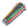 thumbnail image 1 of 10Pcs Inspirational Slogan Pen Fine Point Gel Pens Athletic Set Interesting Writing Pen Gel Ink Pen Ballpoint Pen, 1 of 8