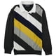 thumbnail image 1 of Suéter tipo polo de rugby a rayas para hombre de Club Room, multicolor, extragrande, 1 of 1