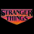 thumbnail image 2 of Netflix Men's Stranger Things Vintage Orange Shadow Classic Logo T Shirt, 2 of 5