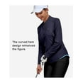 thumbnail image 4 of Little Donkey Andy Women's UPF50+ Shirts 1/4 Zip Long Sleeve Pullover Quick Dry Lightweight Golf Hiking Tops Rash Guard (Purple XS), 4 of 8