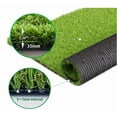 thumbnail image 3 of Fas Home Artificial Grass Turf 1.38", 1FTX68FT Fake Grass Indoor/Outdoor Rug Synthetic Lawn Carpet,Faux Grass Landscape for Décor,Astroturf for Dogs with Drain Holes Customized, 3 of 7