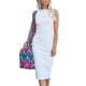thumbnail image 1 of Vestido PRETTYGARDEN Bodycon Midi sin Mangas Blanco Talla S, 1 of 6