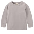 thumbnail image 4 of WIBACKER 3M-8Y Thermal Underwear Set for Little Girls Boys Long Johns Kids Warm Cotton Pajamas Hight Waist Pjs, 4 of 9