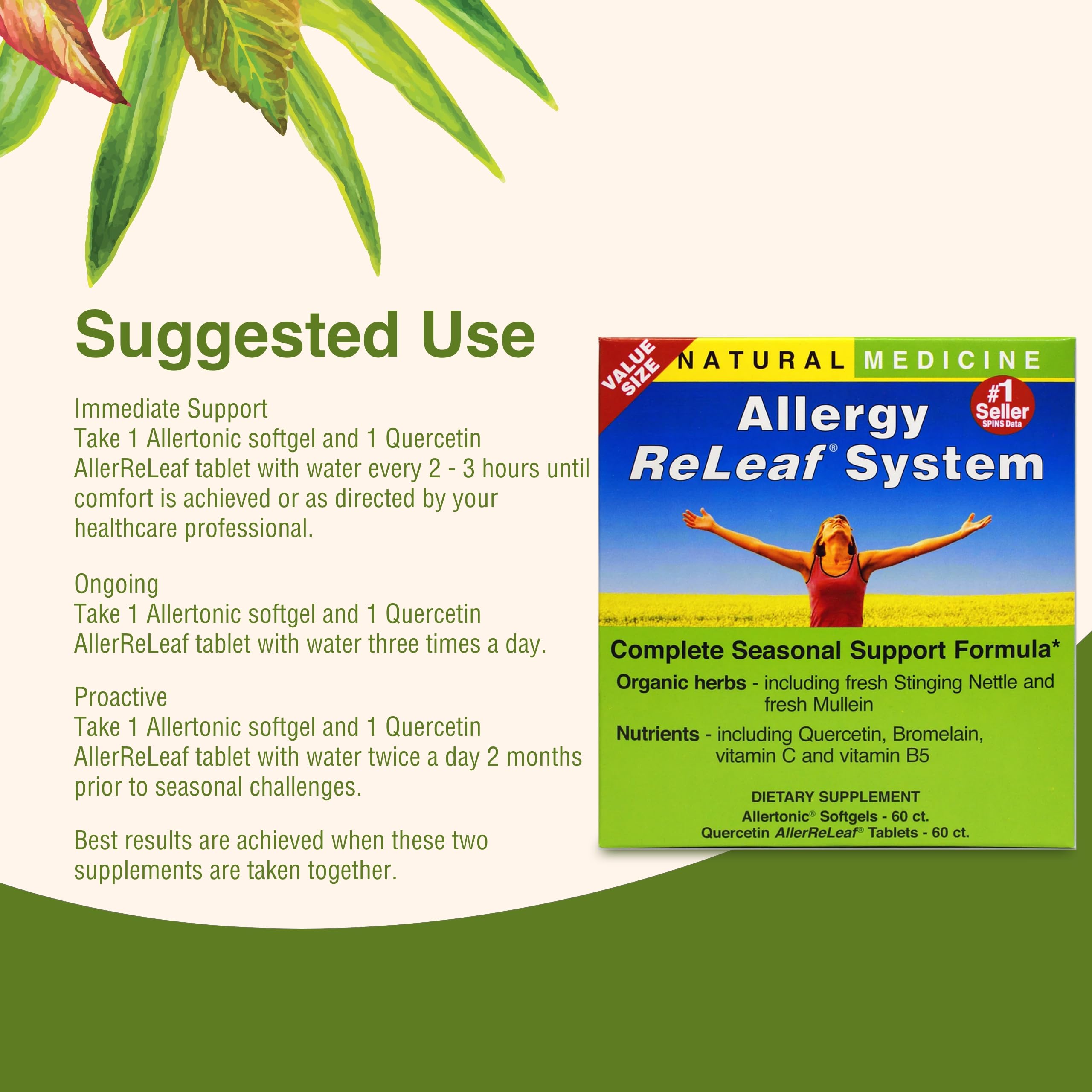 Allergy ReLeaf System - 60 Softgels + 60 Tablets