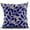Mocha, variant on Cushion Cover Custom, Decorative Royal Blue Euro Shams 26x26 inch (65x65 cm), Silk European Pillow Shams, Nature & Floral, Leaf, Sequins Embellished, Modern Euro Size - Royal Song