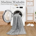 thumbnail image 6 of RUG ROBOT Modern Bordered Kitchen Runner Rugs Non Skid Washable, 2x6 Runners for Hallways Non Slip Ultra-Thin Hallway Rug, No Shedding Soft Carpet for Entryway Laundry Room Bedroom (2x6ft,Grey), 6 of 6