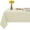 Ivory, variant on Rectangle Tablecloth 60x120 inch Tablecloth Stain and Wrinkle Resistant Washable Polyester Table Cloth, Decorative Fabric Table Cover for Dining Table, Buffet Parties and Camping Ivory
