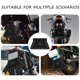 thumbnail image 3 of Homoyoyo Mud Flap Negro Para Motocicleta Con Y Toque Decorativo De Remaches, 3 of 8