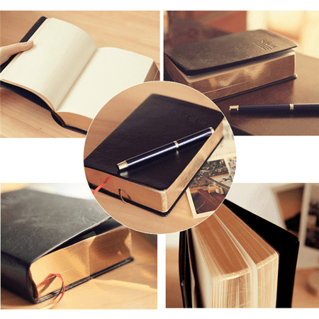 Antique Leather Journals - Classic Retro Leather Cover Notebook Journal Diary Sketchbook Thick Blank Pages SPECIAL TODAY !