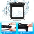 thumbnail image 2 of Xuniea 2 Pack Waterproof Car Key Fob Case Waterproof Small Pouch Floating Keys Holder Pouch for ID Badge Credit Card License Money Water Sports Including Kayaking, Sailing, Boating, Snorkeling, 2 of 7