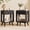 Black, variant on HIGDBFE Nightstand Set of 2 with Fabric Drawers and Open Shelves, Retro Bedside End Tables for Bedroom Living Room, Space-Saving Side Table for Small Rooms, Black