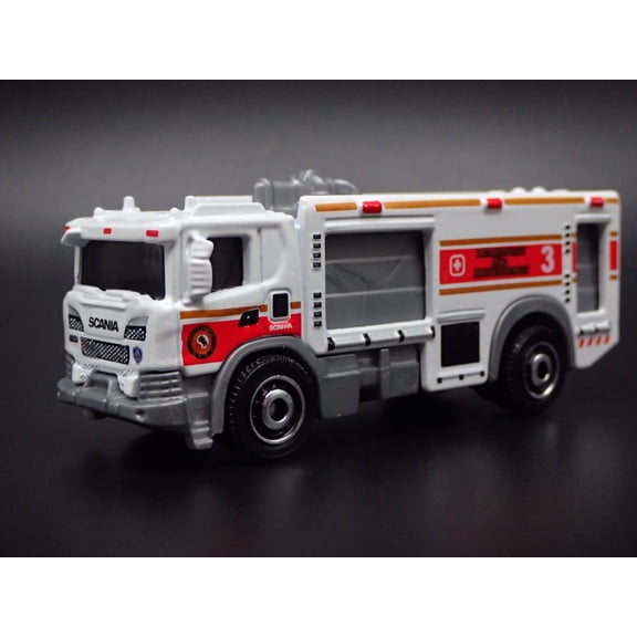 Open Box 2016-2025 SCANIA XT FIRE TRUCK METROPOLITAN CITY 1:64 MB SCALE DIECAST MODEL CAR