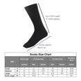 thumbnail image 5 of MANARC Men Cotton Crew Dress Socks Soft Comfortable Thin Fine Elegant Durable Breathable. 3 Pack Black, Melange Grey, Melange Blue., 5 of 6