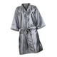 thumbnail image 4 of Albornoz ligero informal de lujo suave con bolsillo para clientes peluquero peluquería duradera Gris jinwen bata de salón, 4 of 8