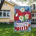 thumbnail image 3 of Patriotic Garden Flag - Welcome Flag - Fourth Of July Garden Flag, 3 of 6