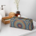 thumbnail image 6 of Goofa Round Mandala Pattern Leather Pencil Case, Pencil Pouch, Pencil Bag, Pen Case, Pen Pouch, Pen Bag, Pencil Pouches, Pencil Bags,College Pencil Case, 6 of 7