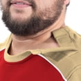 thumbnail image 3 of Men's G-III Sports by Carl Banks Scarlet San Francisco 49ers Adaptive Lord Stanley Crewneck Sweatshirt, 3 of 4