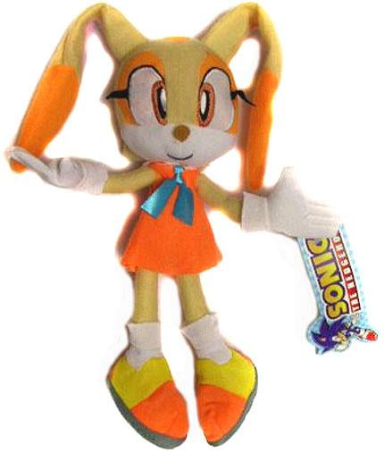 sonic the hedgehog cream plush