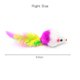 thumbnail image 4 of pawstrip Soft Fleece False Mouse Cat Toys Colorful Feather Funny Playing Toys For Cats Kitten Interactive Ball Cat Toy Catnip ShopWise Round, 4 of 13