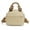 White, variant on Small Canvas Crossbody Bags for Women Practical Hobo Tote Top-handle Handbag Multi Compartment Casual Going Out Satchel
